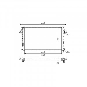 Radiator racire RENAULT LAGUNA 2000-2007