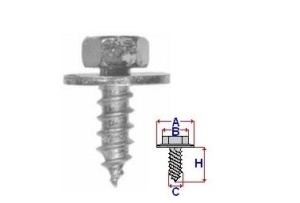 Set 10 Bucati CLIPSURI FIXARE MERCEDES A 17,9 B 11,1 C 6,3 H 16,8