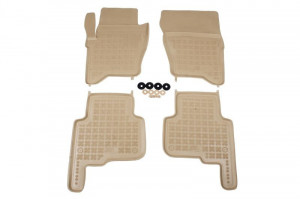 Set covorase cauciuc bej Land Rover Discovery 4 2009 - 2016 - Img 8