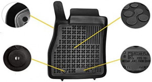 Set covorase cauciuc Volvo XC60 2007 - 2017 - Img 2