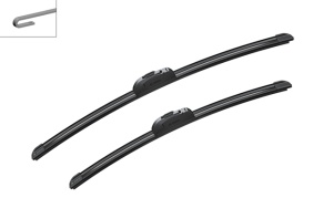 Set stergatoare parbriz Aerotwin Retrofit BOSCH Nissan Micra C+C III 2005-2010 - Img 2