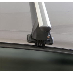 Bare transversale Menabo Delta Silver pentru Seat Ibiza IV, 5 usi, model 2014-2017 - Img 3