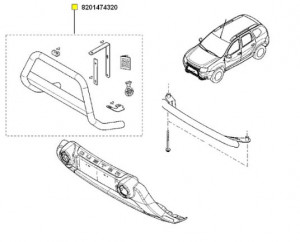 Bullbar Dacia Duster