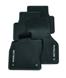 Covorase cauciuc originale Skoda Octavia 4 2020-2024