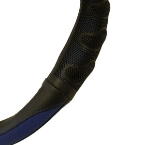 Husa Volan Piele Ecologica Albastru 37- 39 Cm Umbrella - Img 3