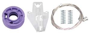 Kit macara geam Spate Stanga VW Polo 9N 2002-2008