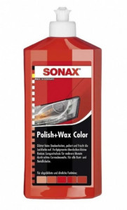 Lotiune pentru ceruit si lustruit rosu Sonax 500 ml