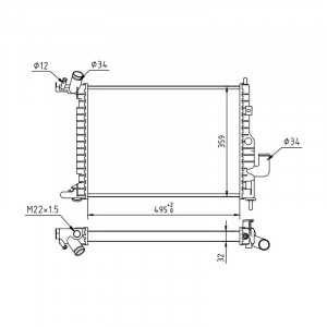 Radiator racire OPEL VECTRA B 1995-2003