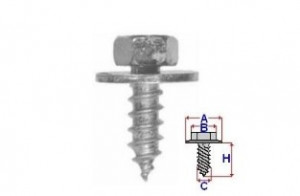 Set 10 Bucati CLIPSURI FIXARE OPEL / CHEVROLET / DAEWOO A 17,9 B 11,1 C 6,3 H 16,8