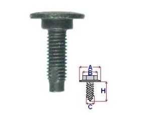 Set 5 Bucati Surub Metric Diametru gaura/surub 5.8 mm Diametru / Latime 18.1 mm Inaltime / Lungime 23 mm
