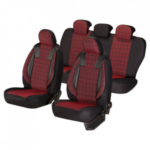 Set huse scaun Luxury negru