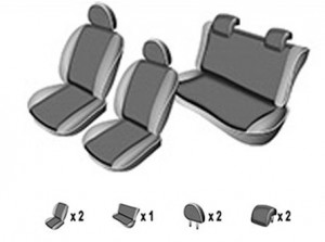 Set huse scaune Hyundai Accent 2010 - 2021 - Img 2