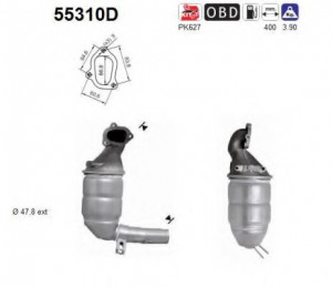 Catalizator Fiat Fiorino 2007-2018 - Img 2