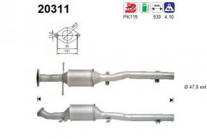 Catalizator Ford Focus 1998-2004 - Img 3