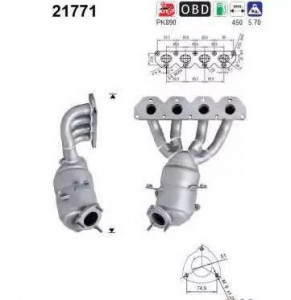 Catalizator Opel Zafira B 2005 - 2010