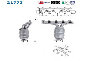 Catalizator Opel Zafira B 2005-2014 - Img 2