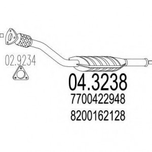 Catalizator Renault Megane 1998-2003 - Img 2