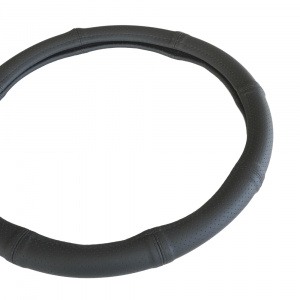 HUSA VOLAN PIELE NATURALA NEGRU 42-43 CM - Img 2