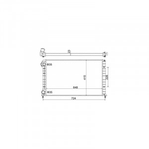 Radiator racire FIAT DOBLO 2001-2023