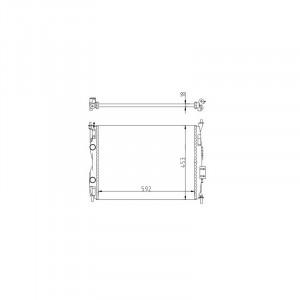 Radiator racire NISSAN QASHQAI 2007-2014