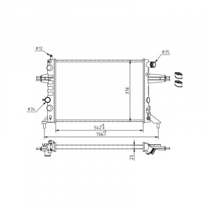 Radiator racire OPEL ASTRA G 1997-2005