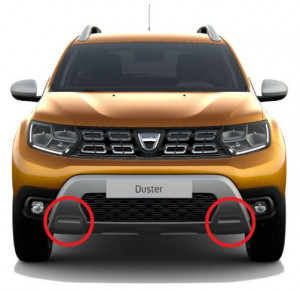 Set capace carlig tractare gri Dacia Duster II 2018 - 2021 - Img 2