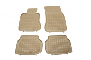 Set covorase cauciuc bej BMW Seria 7 (F01) 2008-2015