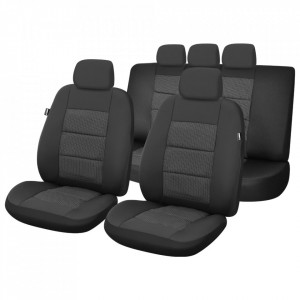 Set huse scaun Premium lux negru UMB4