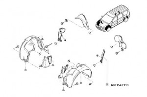 Capac senzor ABS dreapta Dacia Logan MCV