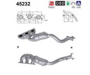 Catalizator BMW Seria 7 (E65, E66) 2003-2008