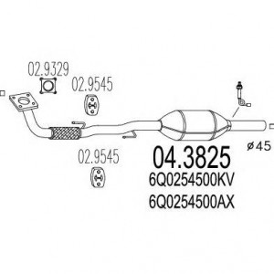 Catalizator Skoda Fabia I 1999-2008