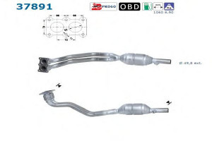 Catalizator Volkswagen New Beetle 2000-2010 - Img 2