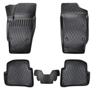 Covorase auto cauciuc VOLKSWAGEN POLO 6R V TYP 6R / 6C / 61 2009-2017