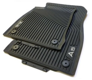 Covorase cauciuc originale fata + spate Audi A5 2017-2024 - Img 2