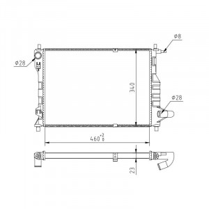 Radiator racire CHEVROLET SPARK 2005-2019