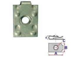 Set 10 Bucati CLIPSURI FIXARE a - 26.1 b - 16.7 c - 7.5 d - 3.2