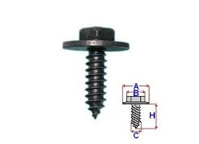 Set 10 Bucati CLIPSURI FIXARE OPEL / CHEVROLET / DAEWOO a - 14.9 b - 7.9 c - 4.7 h - 16.8