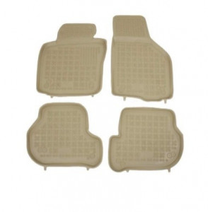 Set covorase cauciuc bej Skoda Octavia II 2004 - 2013