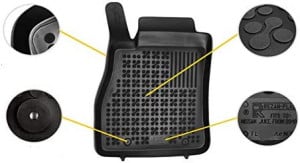 Set covorase cauciuc Renault Clio III 2005 - 2012 - Img 2