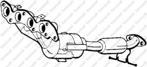 Catalizator Mazda 3 2003-2009