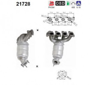 Catalizator Opel Tigra 2004-2009