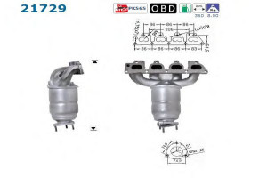 Catalizator Opel Vectra B 1995-2002 - Img 2