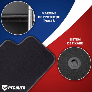 Covorase auto mocheta Toyota Land Cruiser J150 Prado, fabricatie 11.2009 - prezent, caroserie SUV