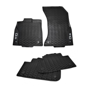 Covorase cauciuc originale fata + spate Audi Q5 2017-2025
