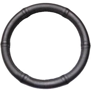 HUSA VOLAN PIELE NATURALA NEGRU 44-46 CM