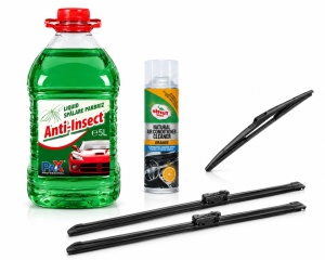 KIT VARĂ AUTO | Vizibilitate și Confort pentru Drumurile de Vacanță