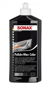 Lotiune pentru ceruit si lustruit negru Sonax 500 ml