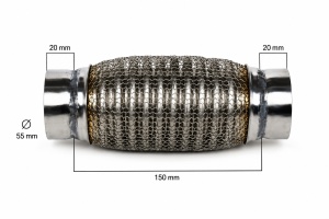 RACORD FLEXIBIL 55X150 MM