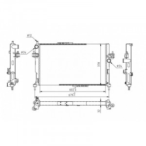 Radiator racire OPEL CORSA C 2000-2009