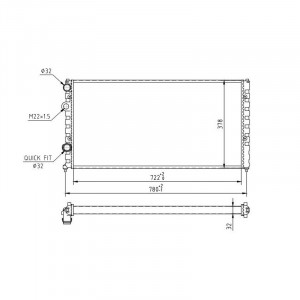 Radiator racire VW PASSAT IV 1993-1996